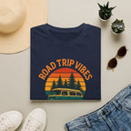 Road Trip Vibes T-Shirt — Retro Van Sunset Graphic