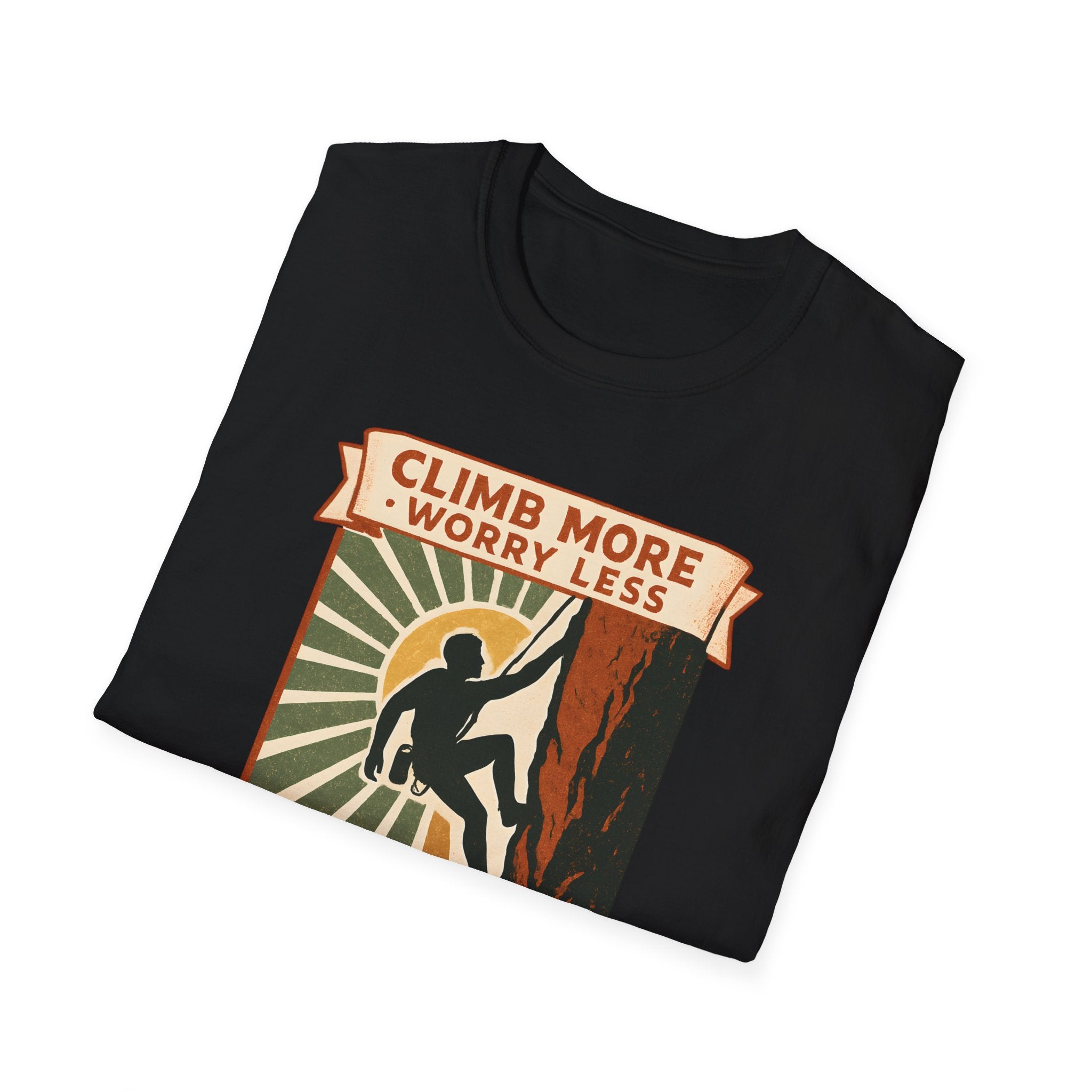 Climb More Worry Less Tee