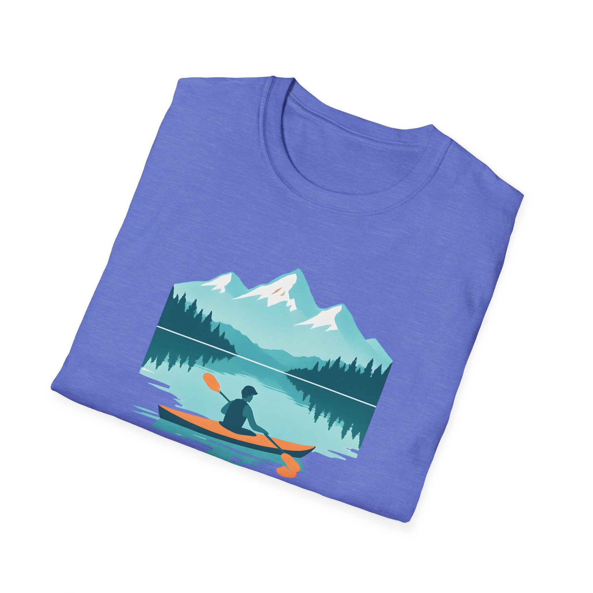 Kayak Lake T-Shirt — Mountain Reflection Outdoor Adventure Tee