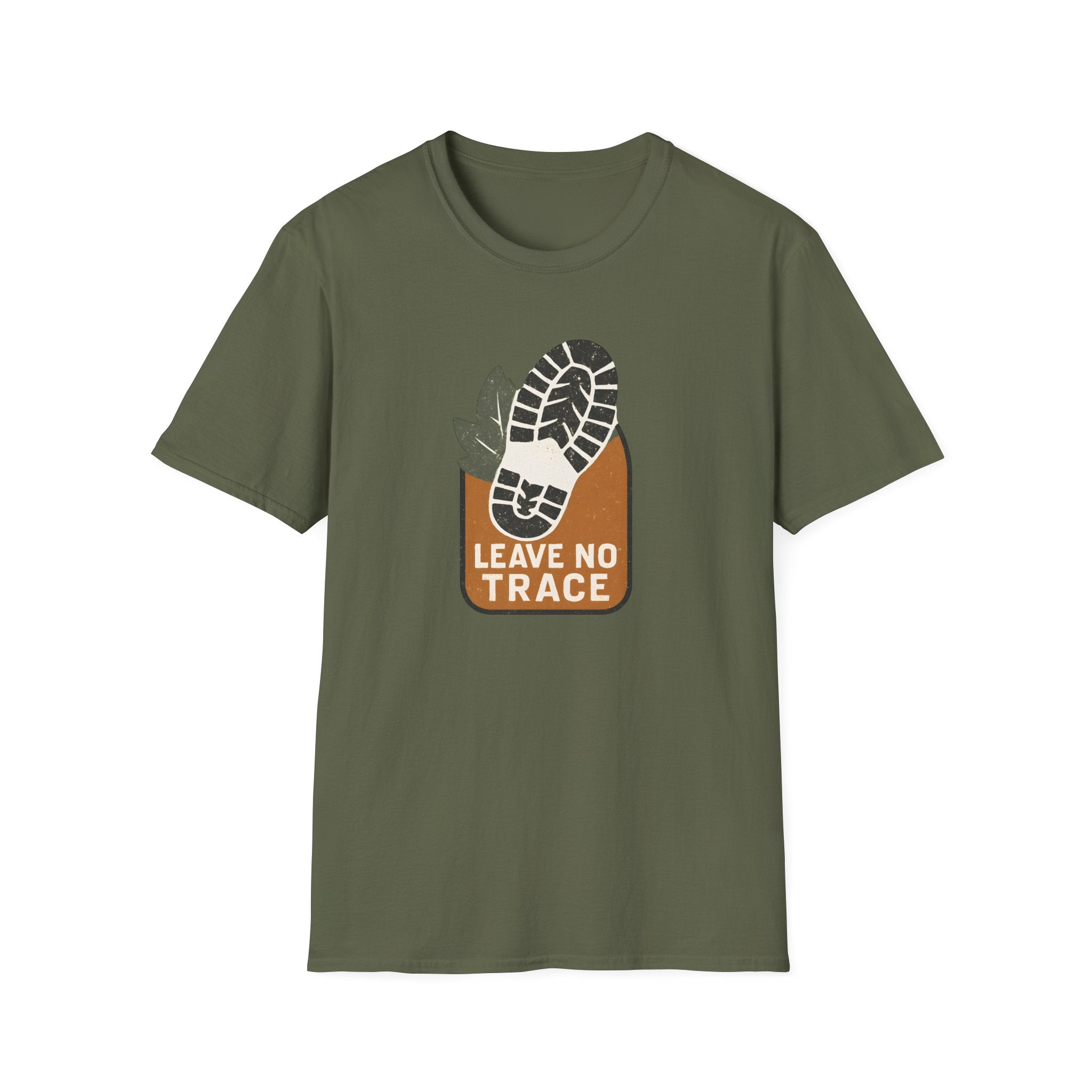 Leave No Trace Hiking T-Shirt — Eco Outdoor Trail Conservation Tee