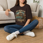 The Dog Driving Club T‑Shirt — Route 66 Retro Pet Road Trip Tee