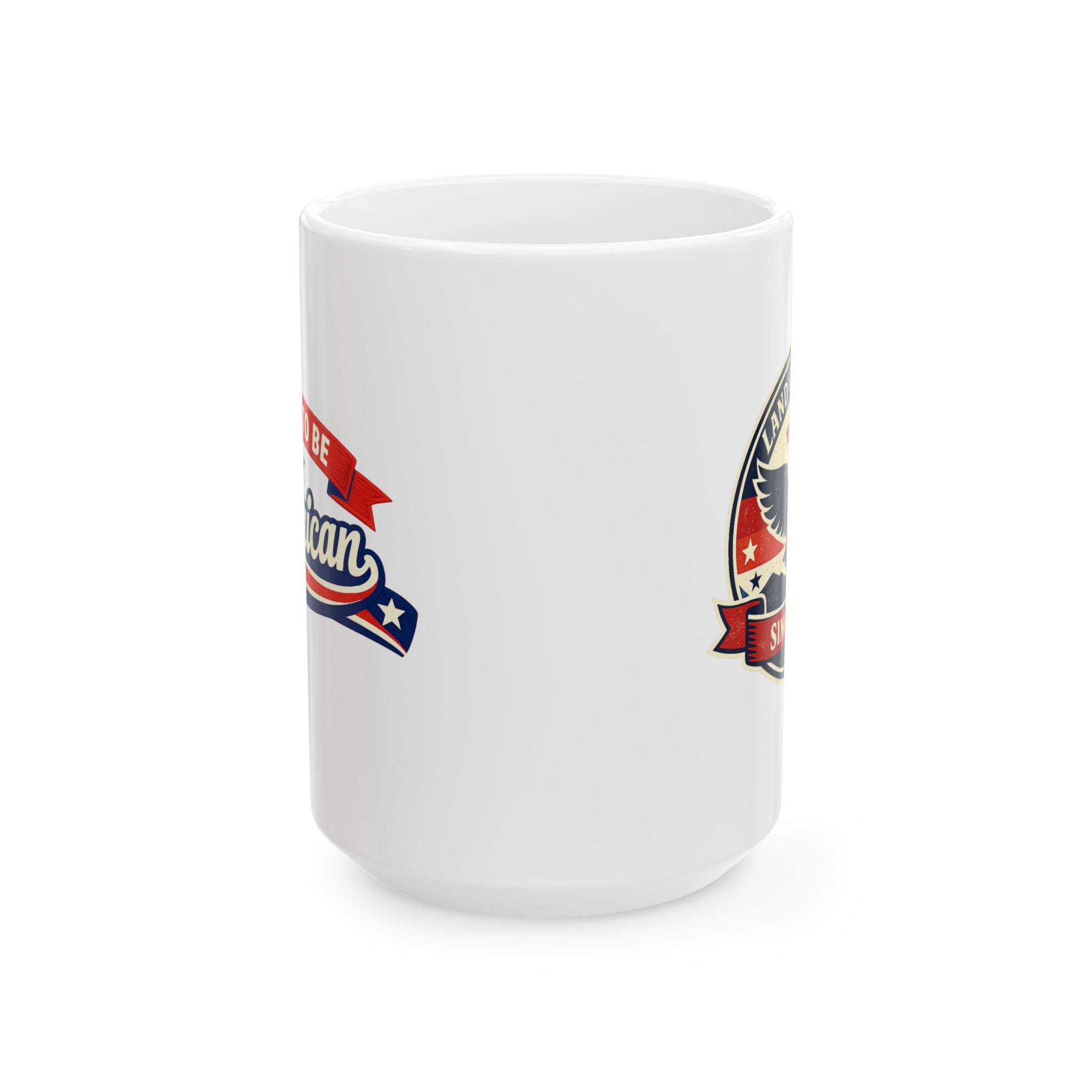 Veteran Pride Ceramic Mug – Patriotic American Eagle Coffee Cup (11oz, 15oz)
