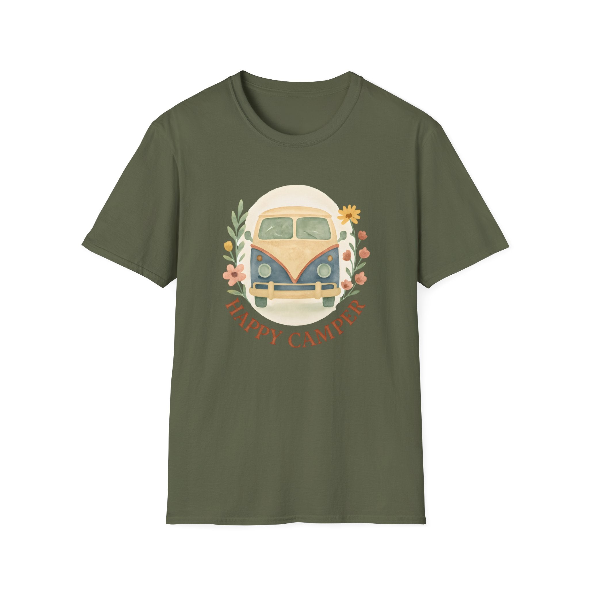 Floral Camper Van Tee