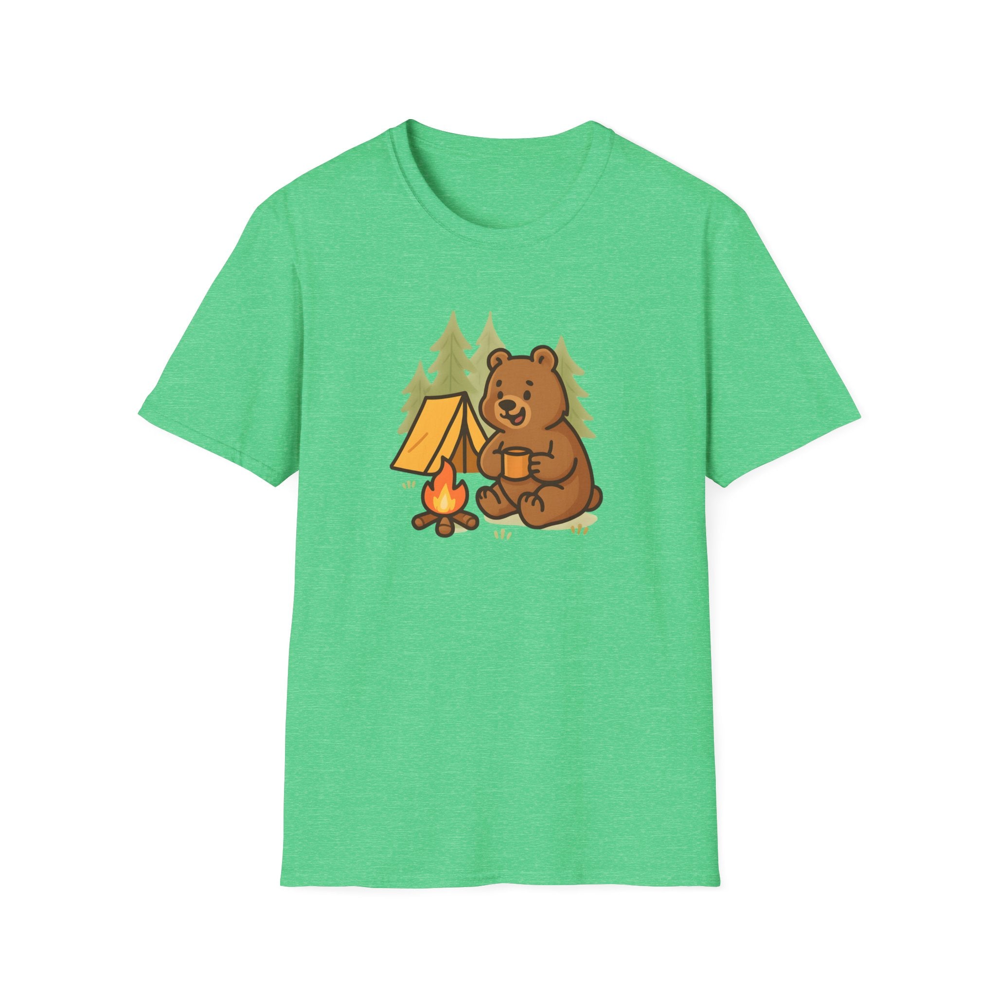 Bear at Campfire Tee