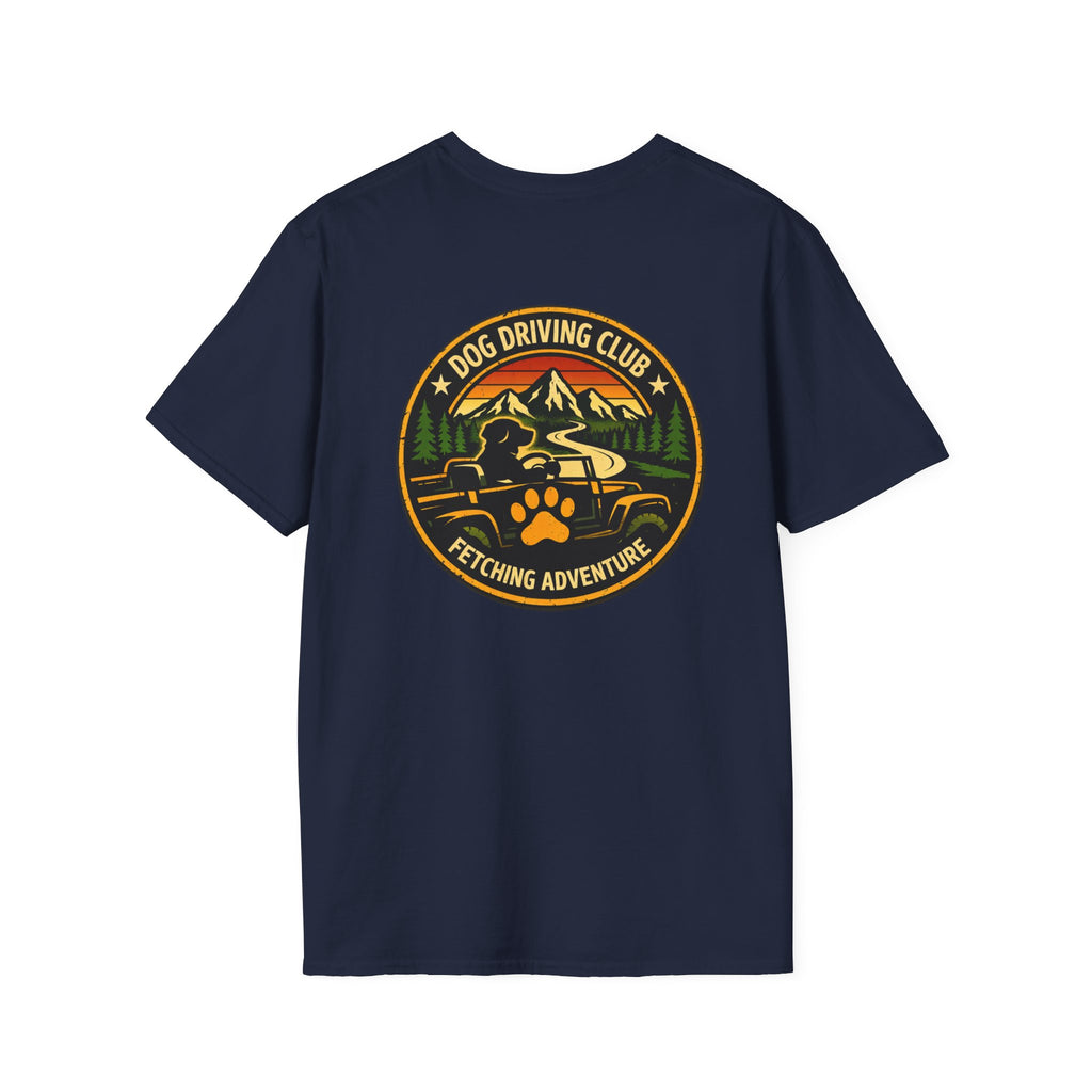Formula 1 Cruiser T-Shirt — Vintage Racecar Graphic ("Greyhound On Board")