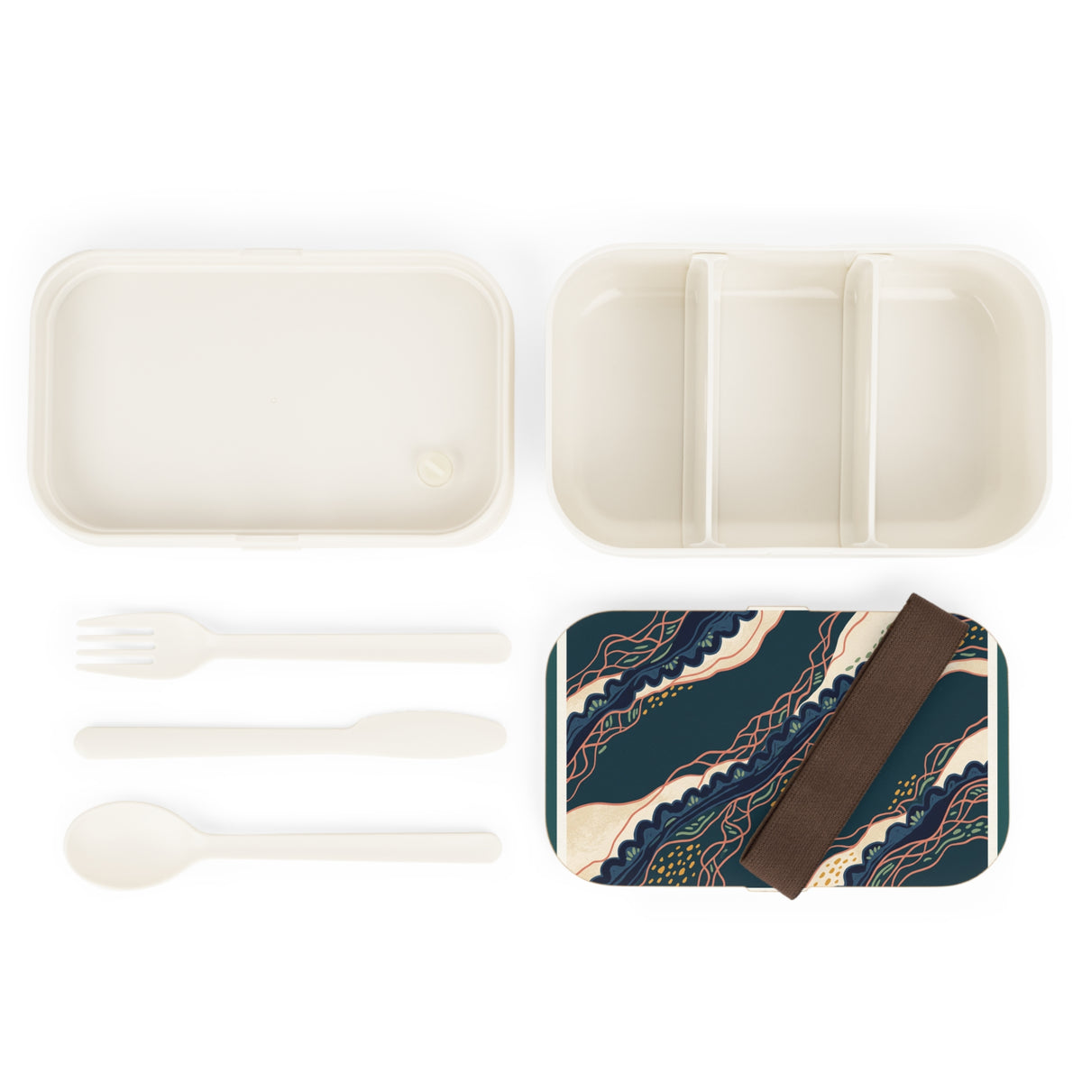 Indigo Waves Bento Lunch Box