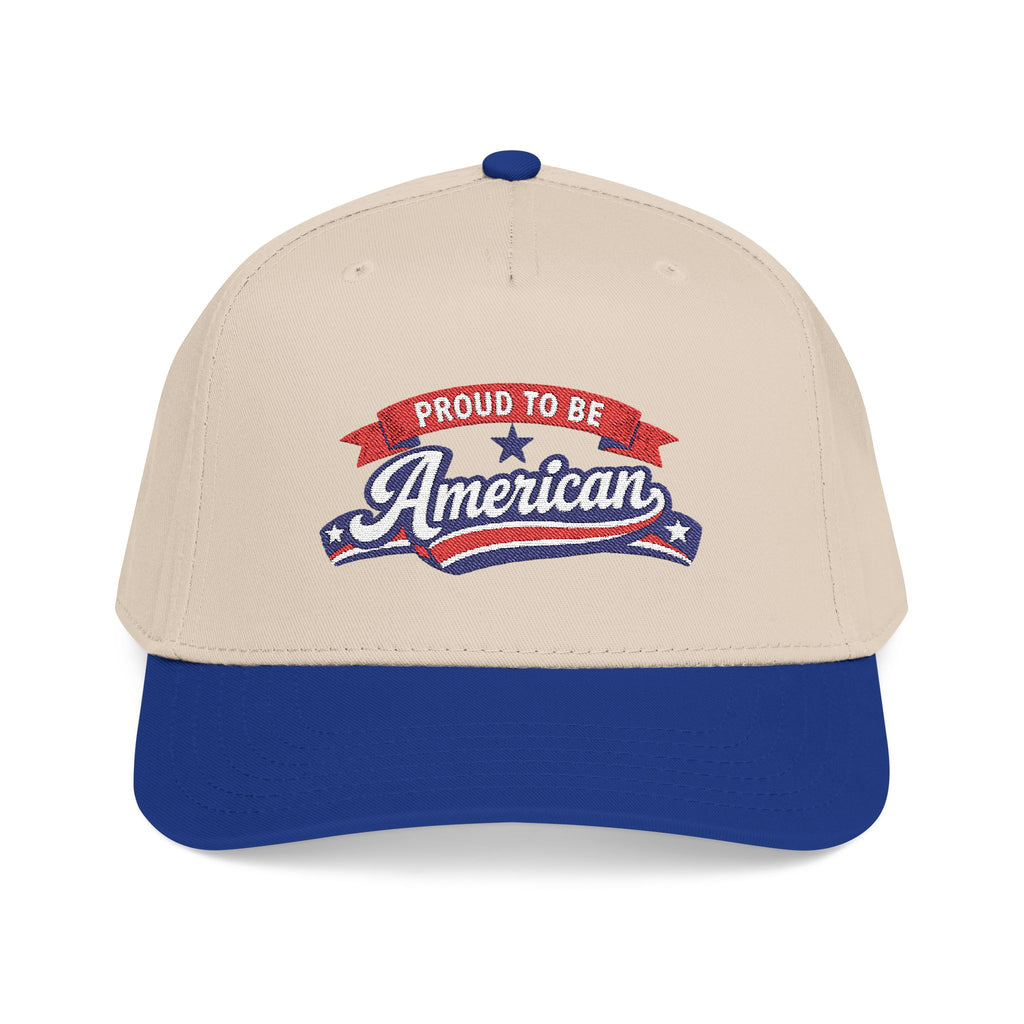 Proud to Be American Baseball Cap — Patriotic USA Snapback Hat