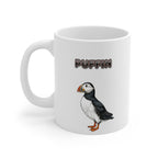 Puffin Coffee Mug – 11oz Ceramic Mug for Animals With Facts Series 3 Gifts