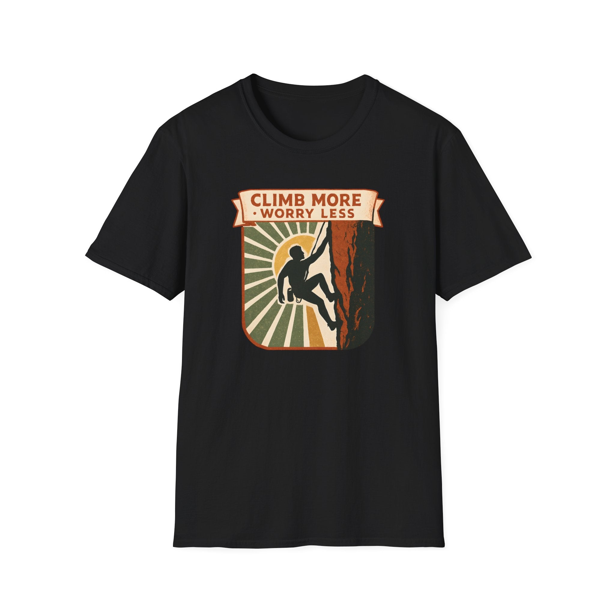 Climb More Worry Less Tee