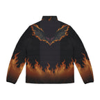 Men's Phoenix Flame Puffer Jacket (AOP)