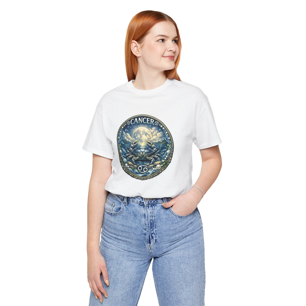 Cancer Zodiac Tee – Vintage Crab Astrology Tee (Cancer Symbol)