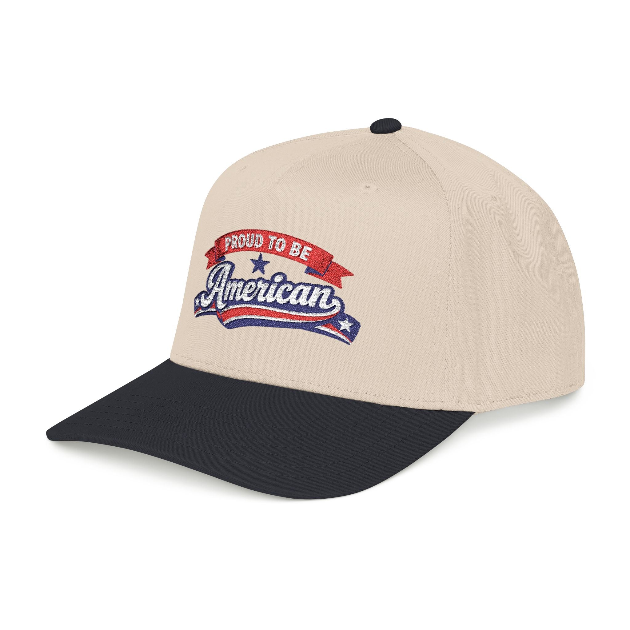 Proud to Be American Baseball Cap — Patriotic USA Snapback Hat