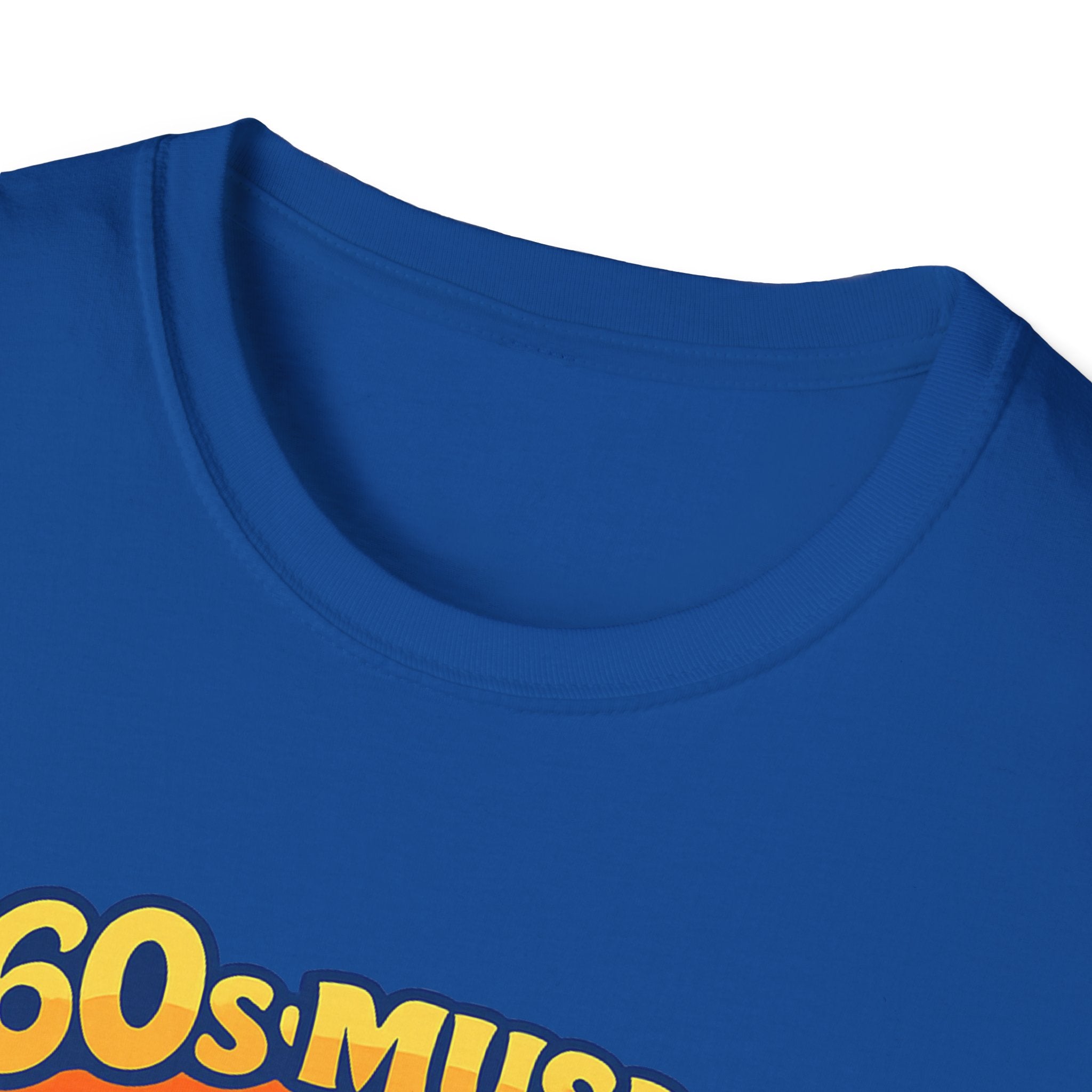 60s Music T-Shirt — Retro Peace & Love Vintage Radio Design
