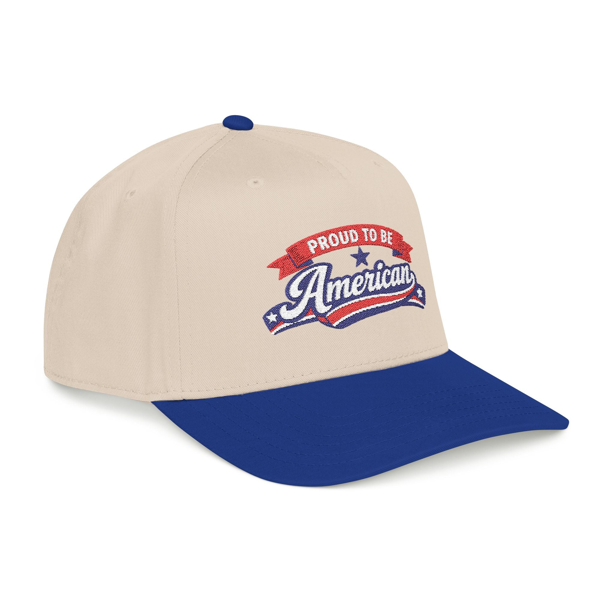 Proud to Be American Baseball Cap — Patriotic USA Snapback Hat