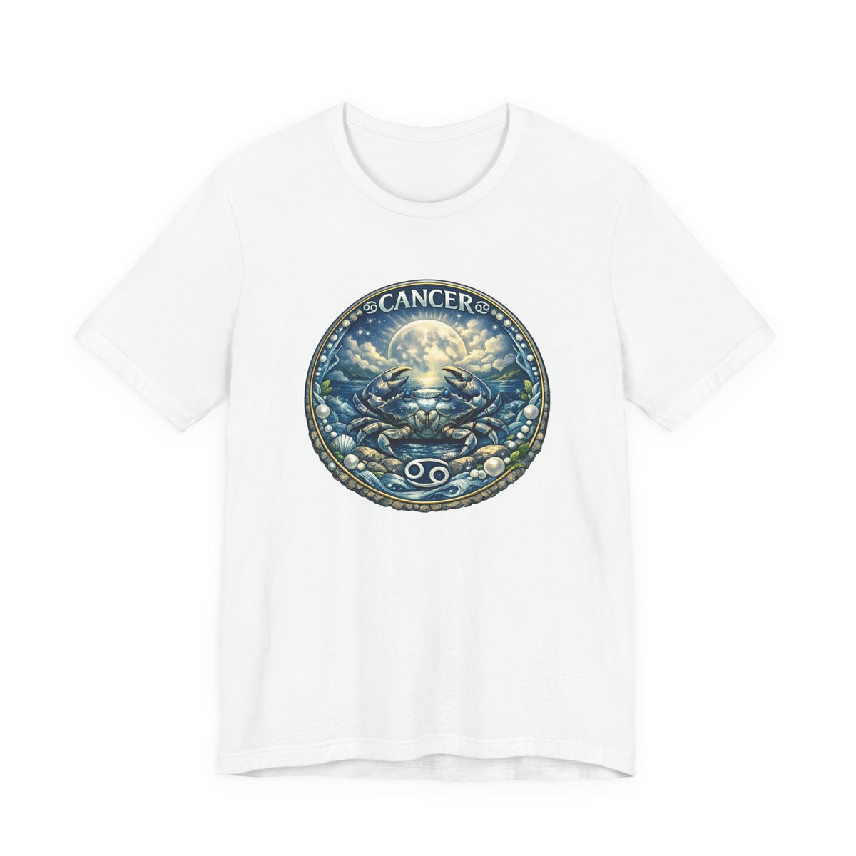 Cancer Zodiac Tee – Vintage Crab Astrology Tee (Cancer Symbol)