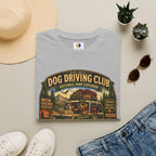 Dog Driving Club T‑Shirt — National Park Explorer Retro Pet Road Trip Tee