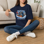 Snow Plow Cruiser T-Shirt — Husky Driving Plow Winter Tee