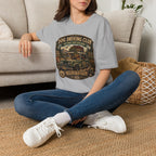 Dog Driving Club T‑Shirt — National Park Explorer Retro Pet Road Trip Tee