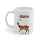 Chital Coffee Mug – 11oz Ceramic Mug for Animals With Facts Series 2 Gifts