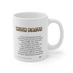 Indian Rhinoceros Coffee Mug – 11oz Ceramic Mug for Animals With Facts Series 2 Gifts