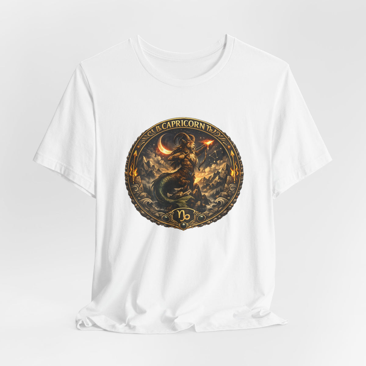 Capricorn Zodiac Tee — Mythic Sea-Goat Astrology T-Shirt
