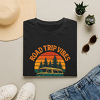 Road Trip Vibes T-Shirt — Retro Van Sunset Graphic