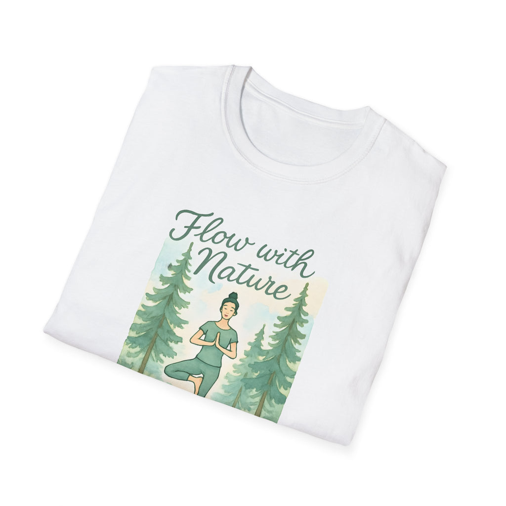 Flow With Nature T-Shirt — Yoga & Meditation Forest Tee