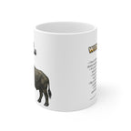 Cape Buffalo Coffee Mug – 11oz Ceramic Mug for Animals With Facts Series 1 Gifts