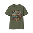 The Dog Driving Club T‑Shirt — Route 66 Retro Pet Road Trip Tee
