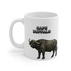 Cape Buffalo Coffee Mug – 11oz Ceramic Mug for Animals With Facts Series 1 Gifts
