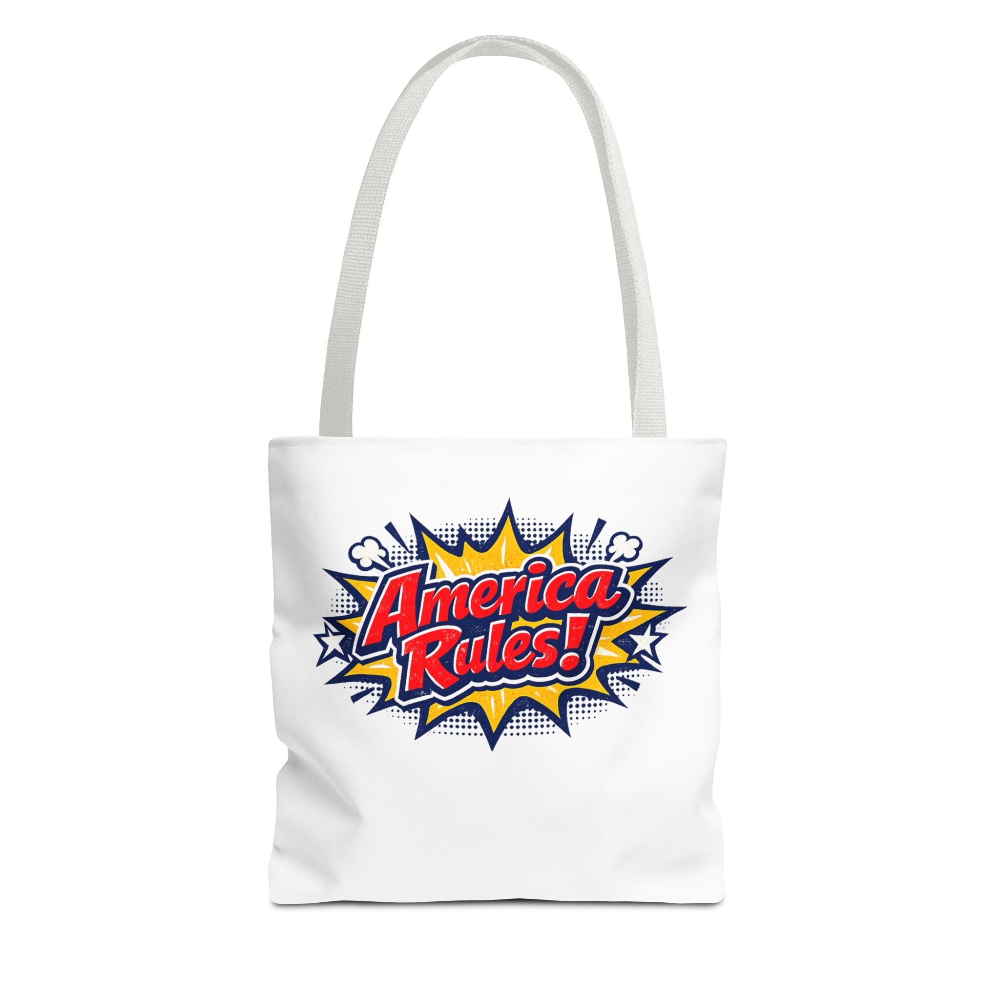 America Rules! Tote Bag — Patriotic Real American Graphic Tote