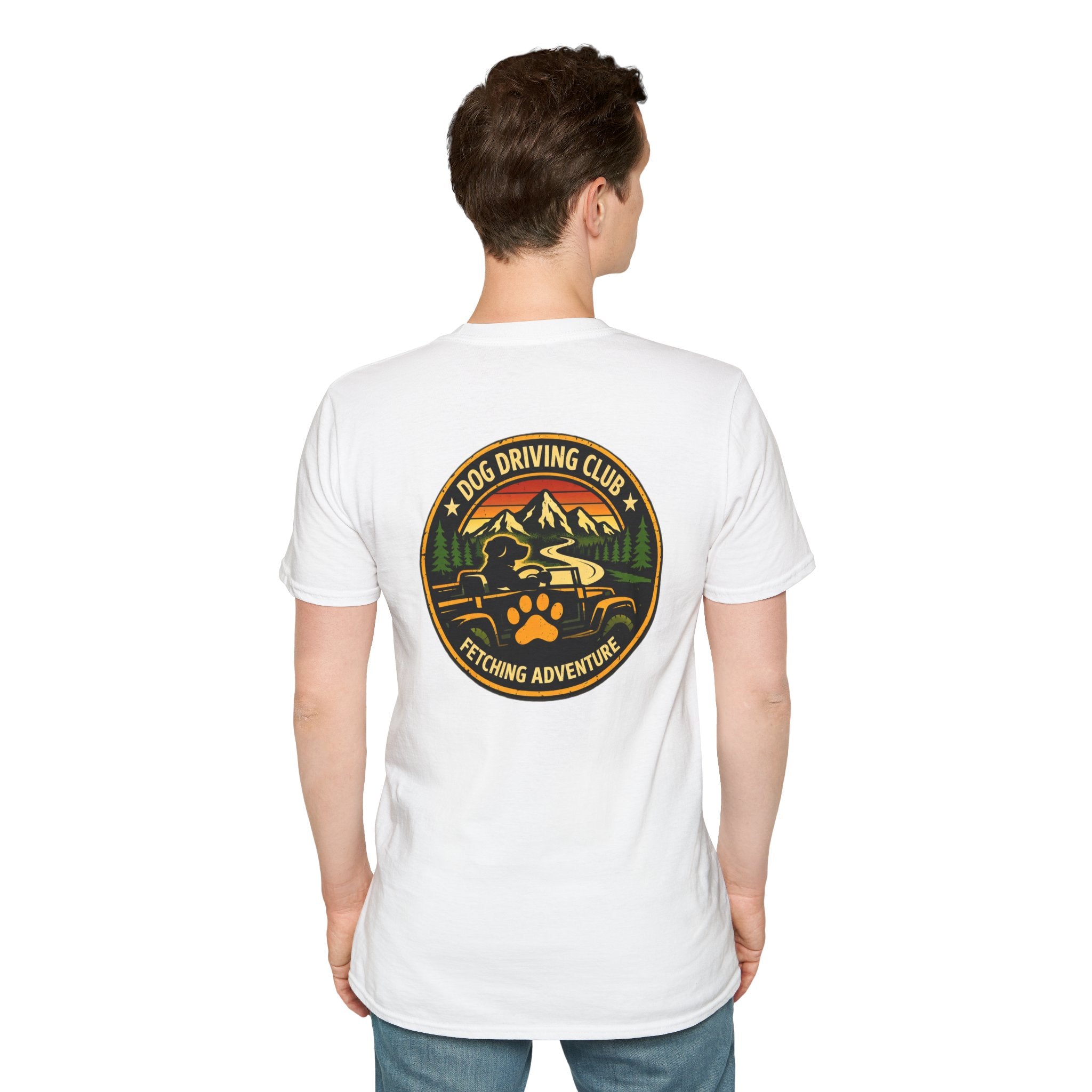 Camper Cruiser T-Shirt — Cute Corgi Van Life Graphic Tee for Camping Lovers