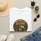 Official Dog Driving Club T‑Shirt — Pawprint Adventure Graphic Tee