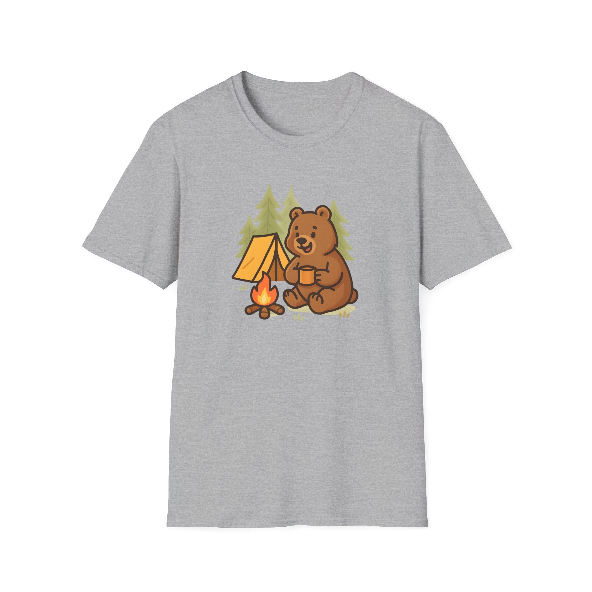 Bear at Campfire Tee