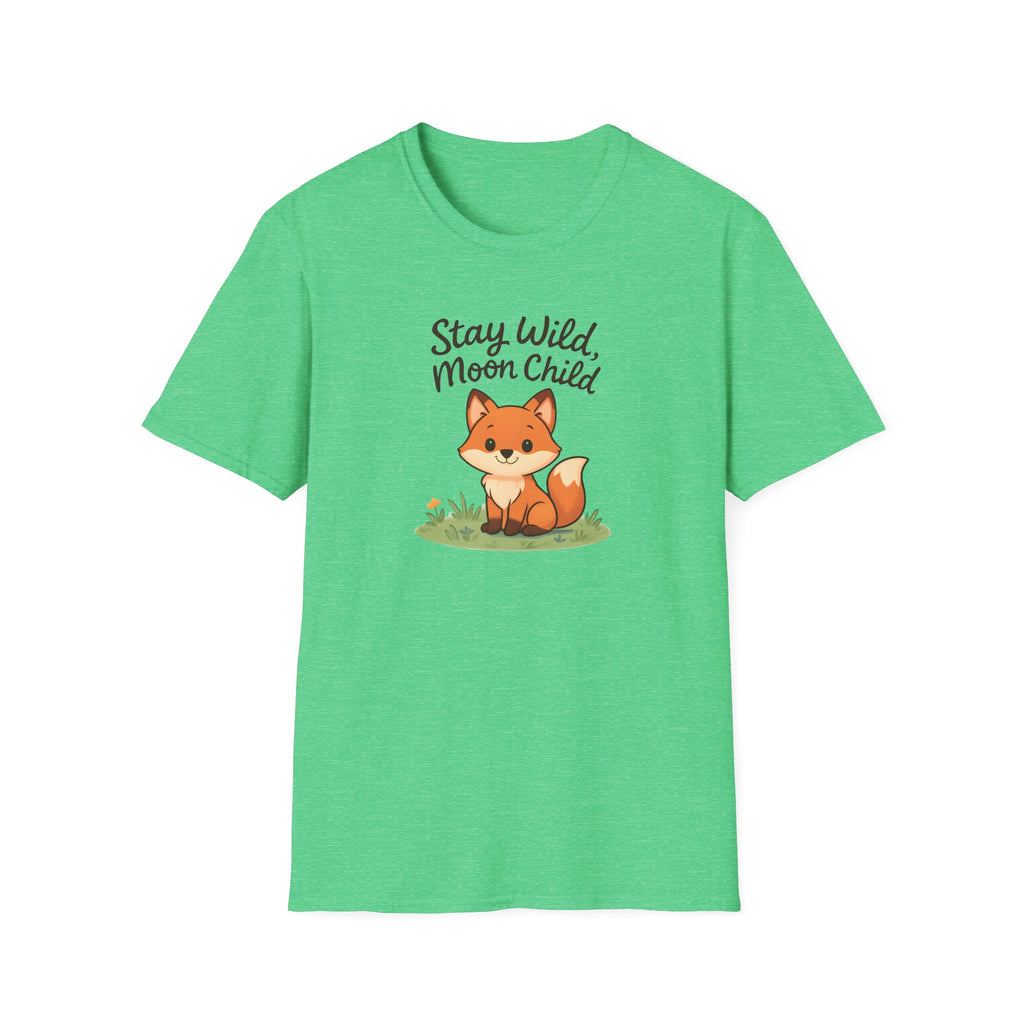 Stay Wild Moon Child Fox T-Shirt — Cute Woodland Animal Tee