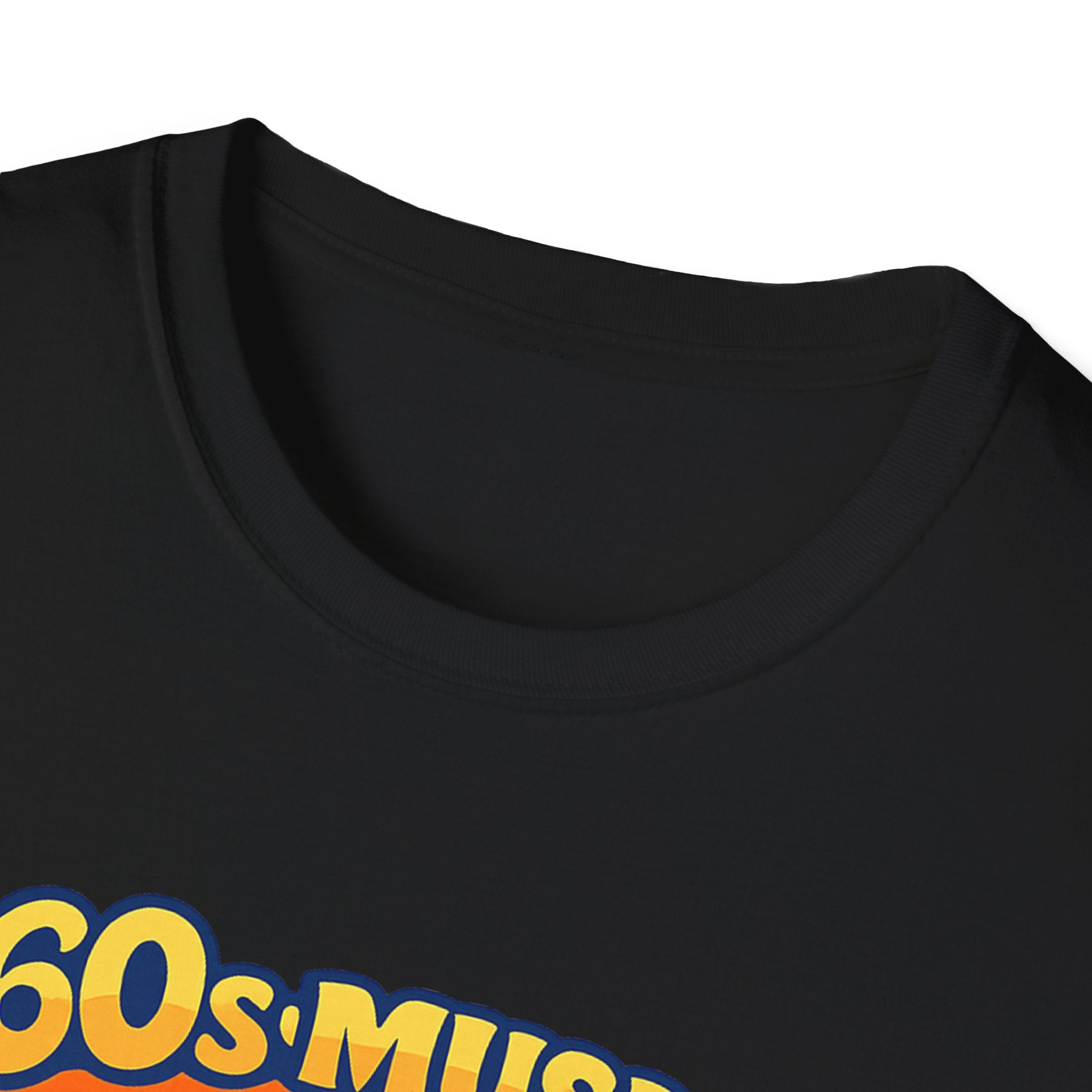 60s Music T-Shirt — Retro Peace & Love Vintage Radio Design
