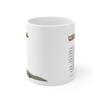 Gharial Coffee Mug – 11oz Ceramic Mug for Animals With Facts Series 2 Gifts