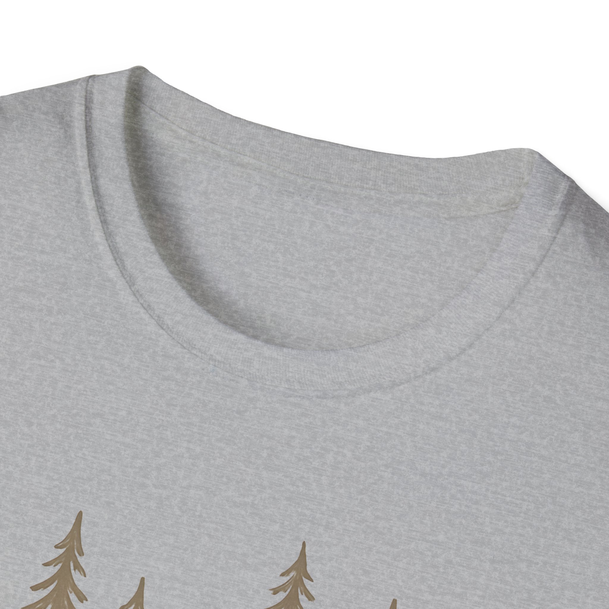 Camping Tent Tee — Minimal Lakeside Campfire Graphic T-Shirt