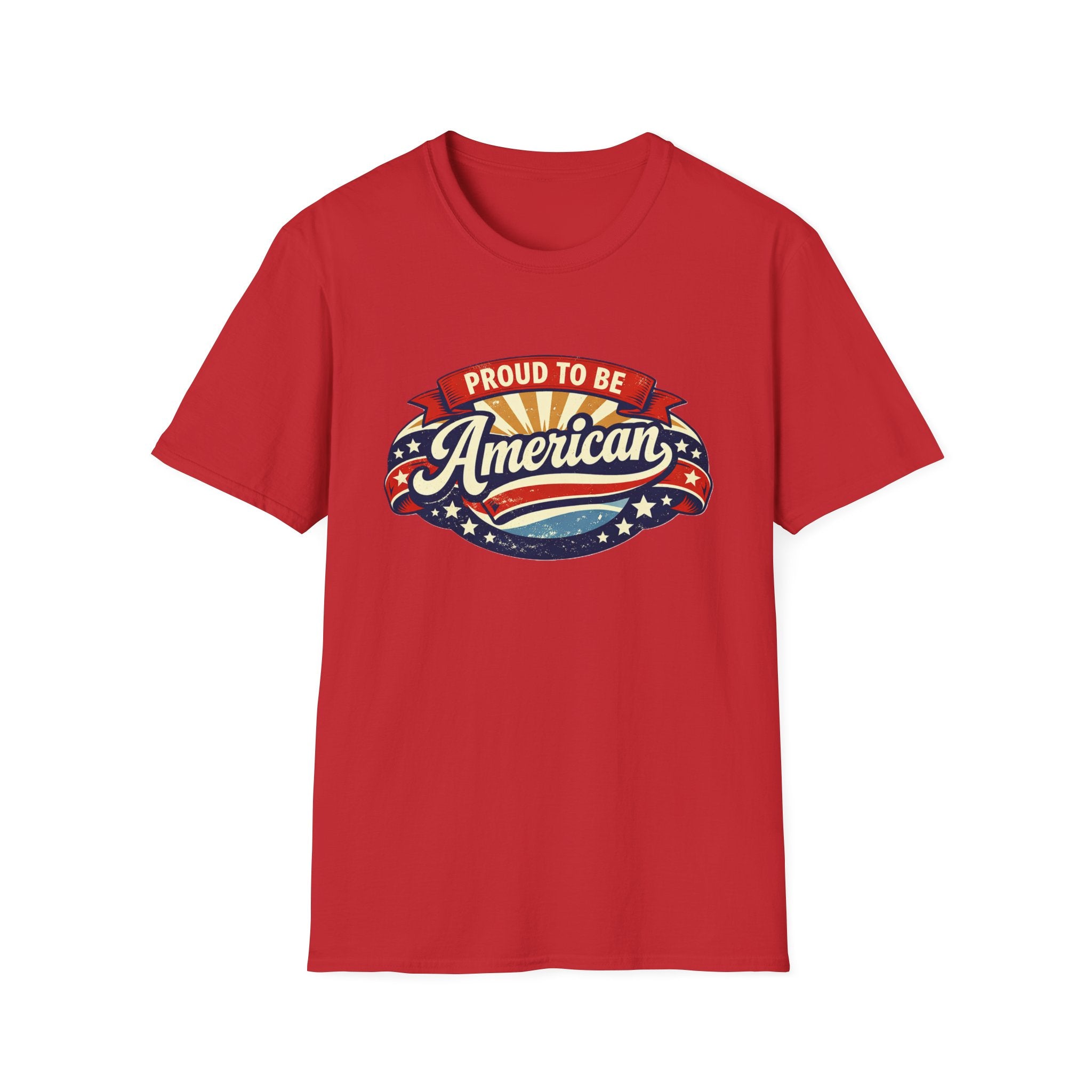 Proud to Be American T-Shirt — Vintage Patriotic USA Tee for 4th of July