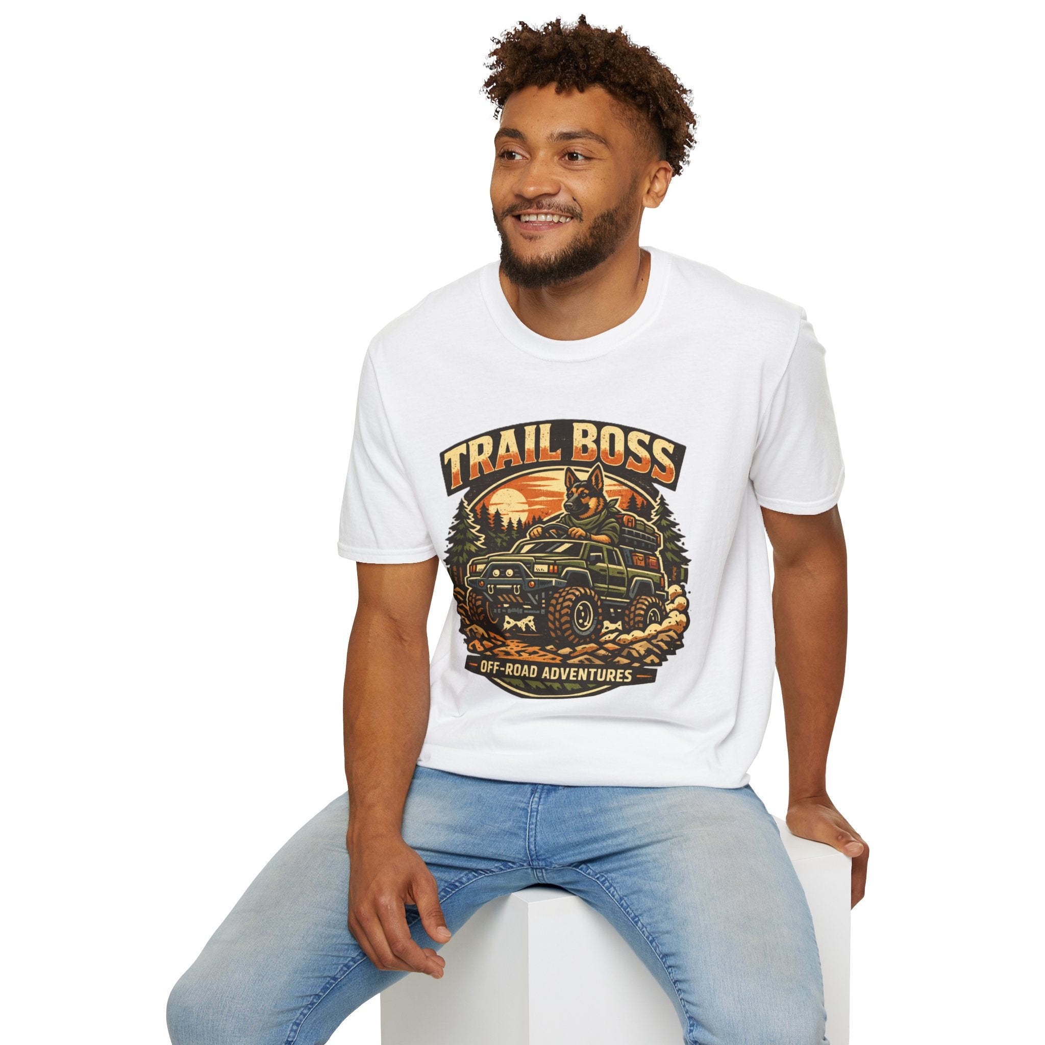 Trail Boss Off-Road T-Shirt — Adventure Jeep Graphic Tee