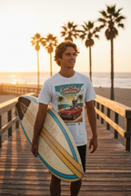 Cool Dog Cruising T-Shirt — Vintage Retro Beach Car Design Limited Edition