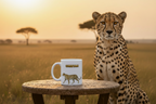Cheetah Coffee Mug – 11oz Ceramic Mug for Animals With Facts Series 1 Gifts