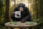 Chimpanzee Coffee Mug – 11oz Ceramic Mug for Animals With Facts Series 1 Gifts