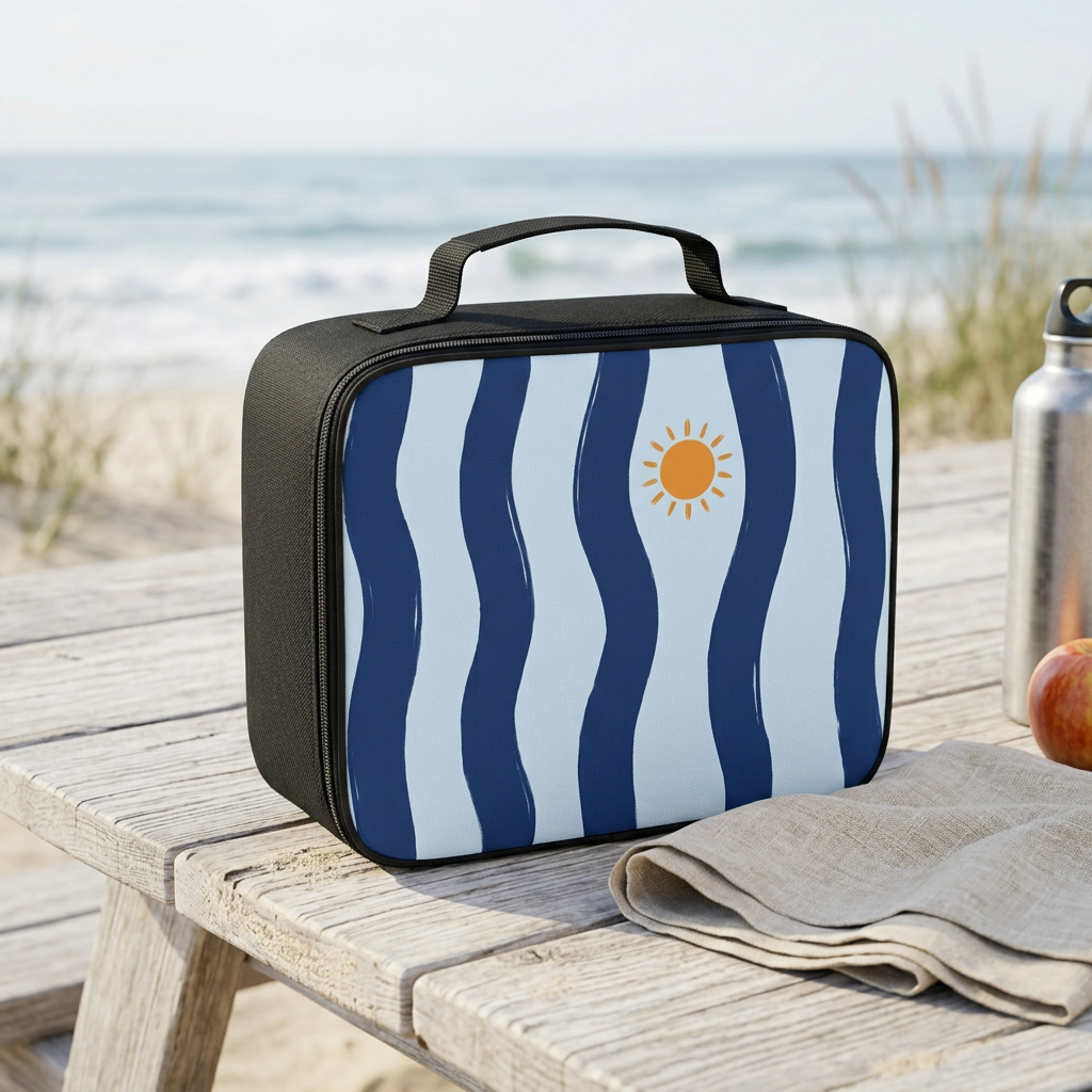 Coastal Stripes Lunch Bag