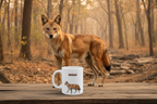 Dhole Coffee Mug – 11oz Ceramic Mug for Animals With Facts Series 2 Gifts