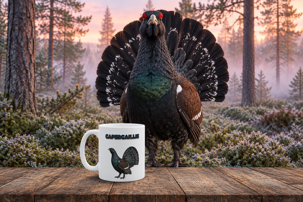 Capercaillie Coffee Mug – 11oz Ceramic Mug for Animals With Facts Series 3 Gifts