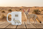 Fennec Fox Coffee Mug – 11oz Ceramic Mug for Animals With Facts Series 1 Gifts