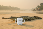 Gharial Coffee Mug – 11oz Ceramic Mug for Animals With Facts Series 2 Gifts