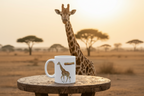 Giraffe Coffee Mug – 11oz Ceramic Mug for Animals With Facts Series 1 Gifts