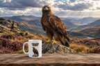 Golden Eagle Coffee Mug – 11oz Ceramic Mug for Animals With Facts Series 3 Gifts